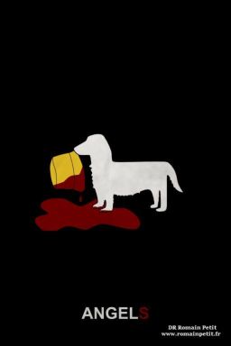 Poster ANGELS - Chien de son maître par Romain Petit